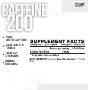  Nutrex  Caffeine 60 caps 6