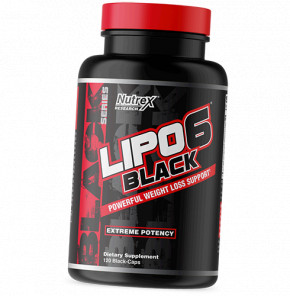  Nutrex Lipo-6 Black 120  (4384301076)