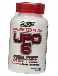  Nutrex Lipo-6 Stim-Free 120   