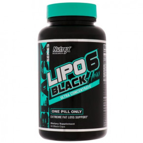  Nutrex Research (Lipo 6 Black Hers Ultra Concentrate) 60 