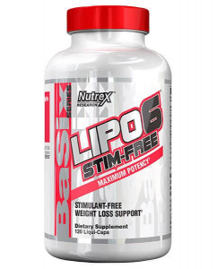  Nutrex Research Lipo-6 Stim Free 120 