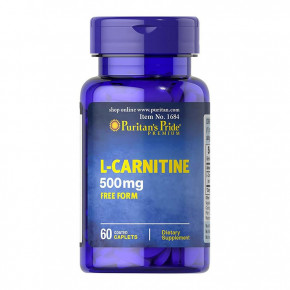 - Puritans Pride L-Carnitine 500 mg 60 caplets