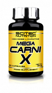 L- Scitec Nutrition Mega carni-x 60 capsules