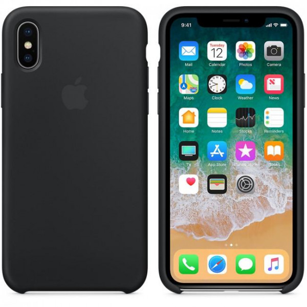  Silicone Case  iPhone Xs Black