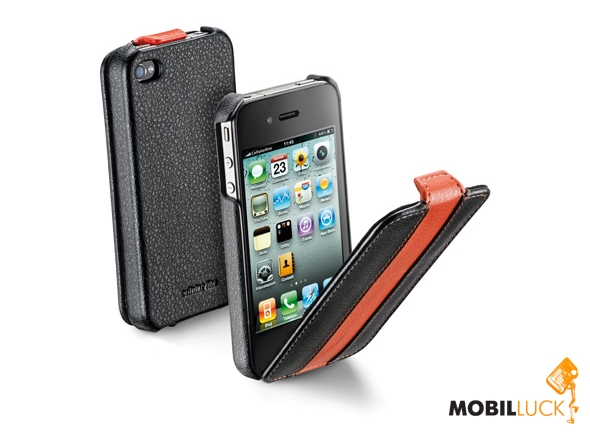   iPhone4 CellularLine Scuderia Black/OOrange (ScuderiaiPhone4BKO)