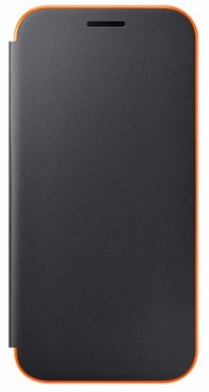    Samsung Neon Flip Cover, Black for A320