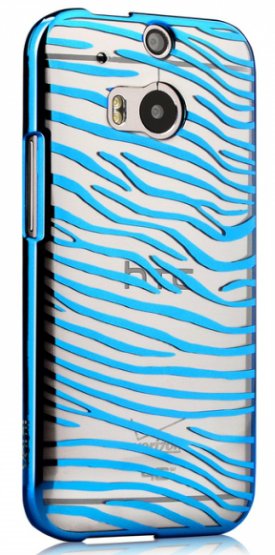  Vouni  HTC One M8 Glimmer Zebra Blue