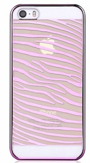  Vouni  iPhone 5/5S Glimmer Zebra Pink