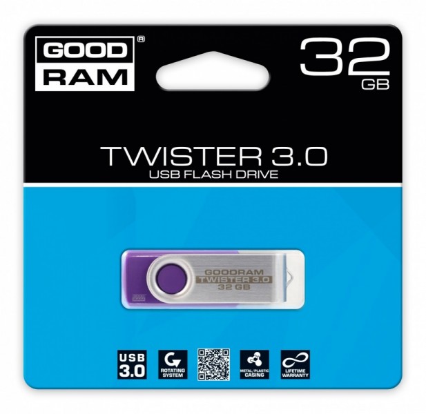  Goodram 32GB Twister Purple (PD32GH2GRTSPR9)