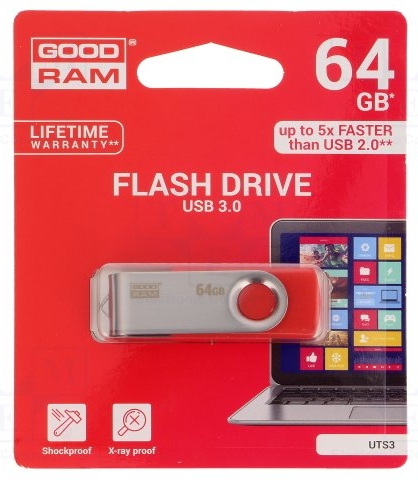  Goodram USB 3.0 64GB UTS3 (UTS3-0640R0R11)