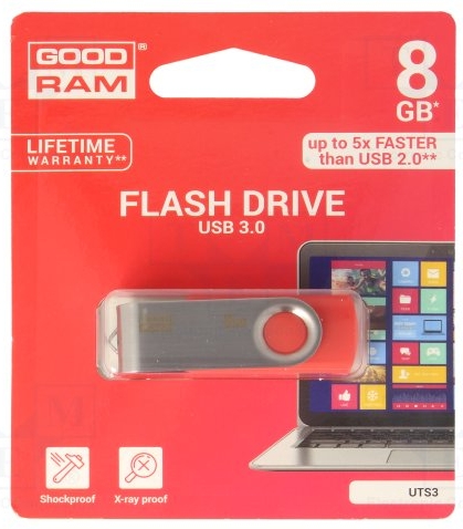  Goodram USB 3.0 8GB UTS3 (UTS3-0080R0R11)