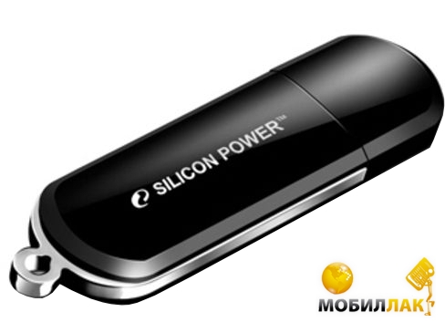  USB Silicon Power LuxMini 322 64GB Black (SP064GBUF2322V1K)