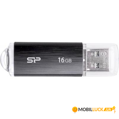  USB Silicon Power 16 GB Ultima U02 Black (SP016GBUF2U02V1K)