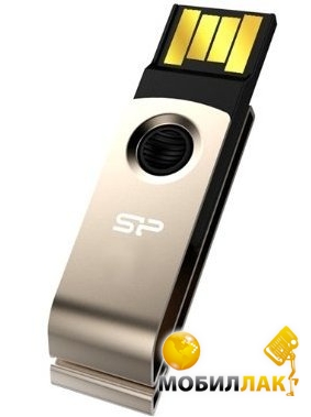  USB Silicon Power Touch 825 8GB Champagne (SP008GBUF2825V1C)