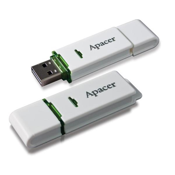 USB - Apacer AH223 4GB White/Yellow (AP4GAH223W-1)