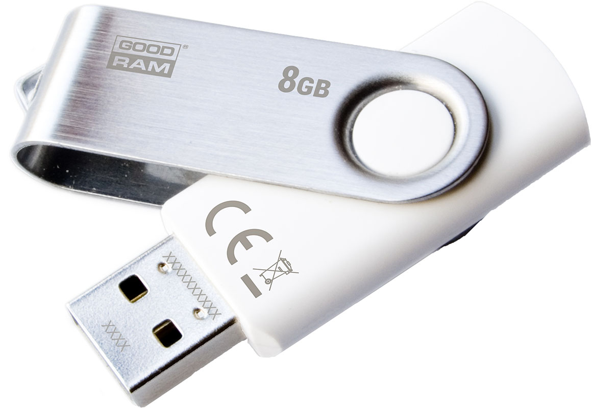 - Goodram UTS-2 Twister USB 2.0 8Gb White