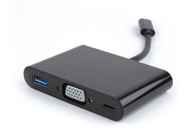 - USB Type-C  VGA / USB 3 / Type-C  Cablexpert (A-CM-VGA3in1-01)