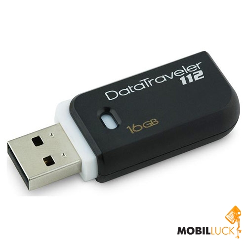  USB Kingston DT112 16GB Black White (DT112/16GB)