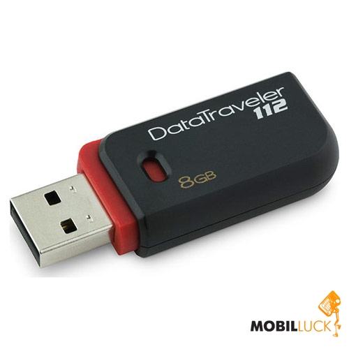  USB Kingston DT112 8GB Black Red