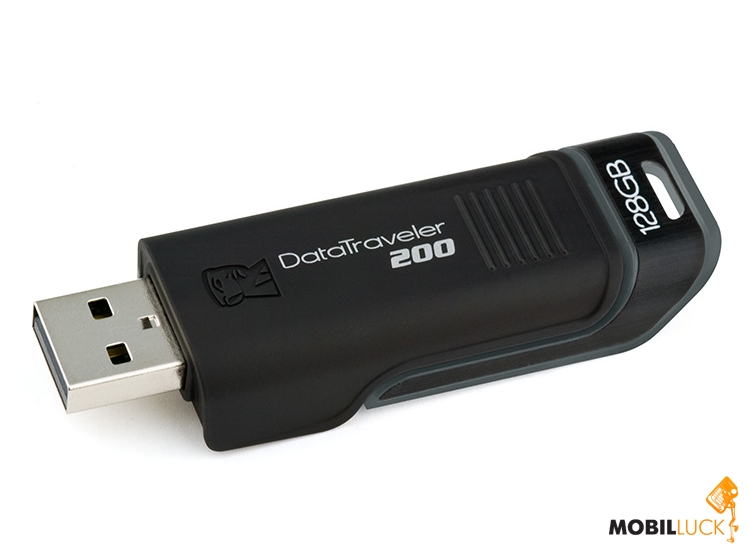  USB Kingston DT200 128GB Black (DT200/128GB)