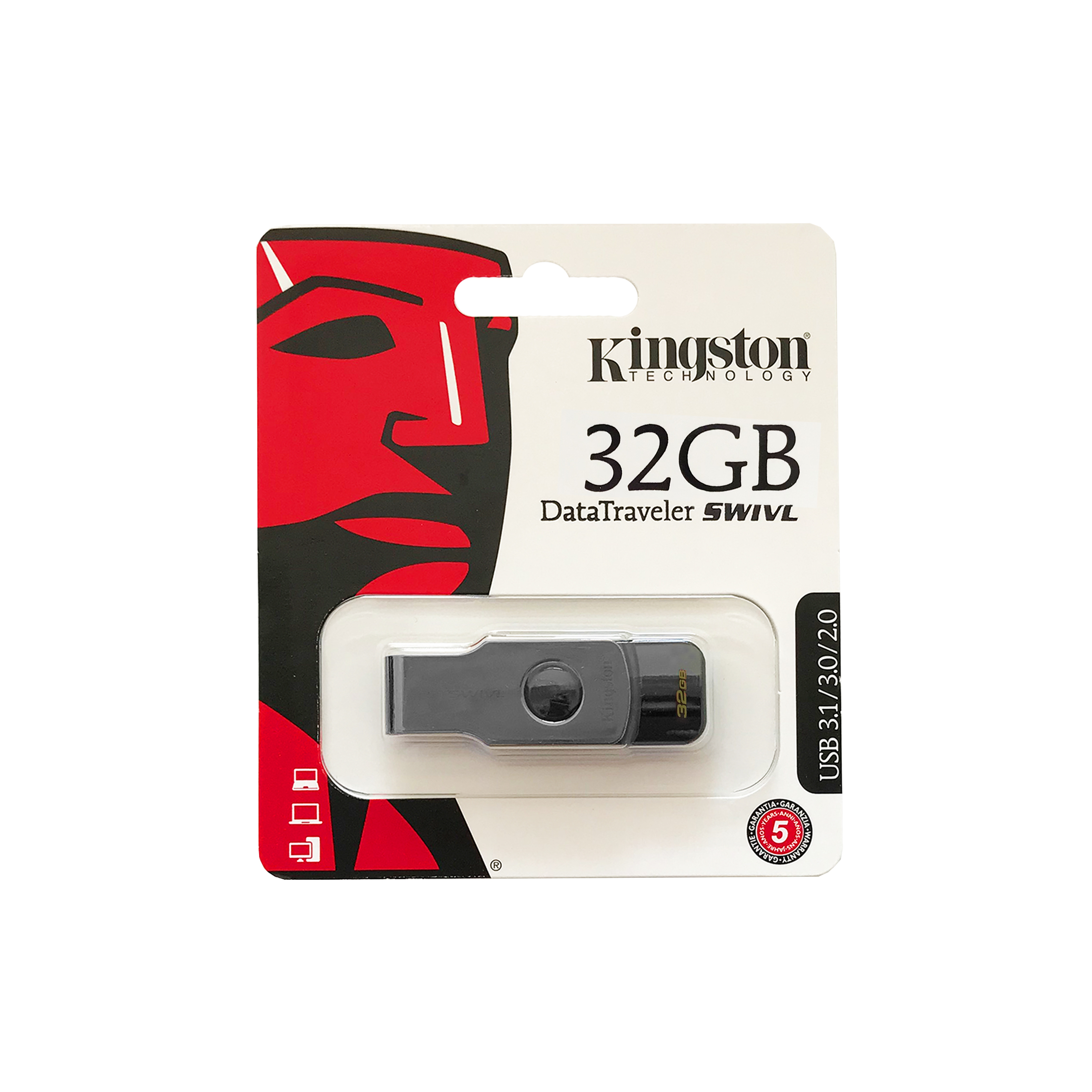 USB  Kingston DT SWIVL 32Gb USB 3.0 Black   