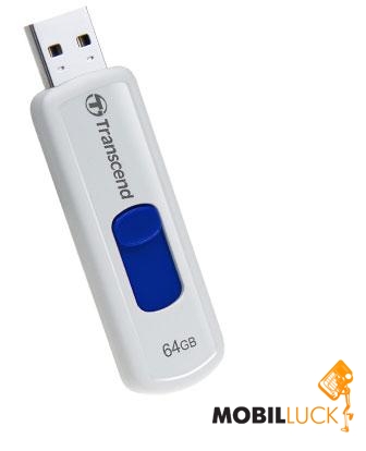  USB Transcend JetFlash 530 64GB White (TS64GJF530)