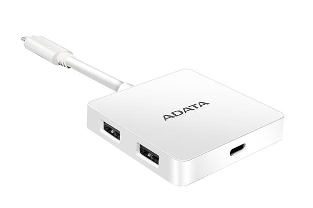  A-Data USB-C x 1/USB-A 3.1 x 2/HDMI x 1 White (ACH3PL-HUB-CWH)