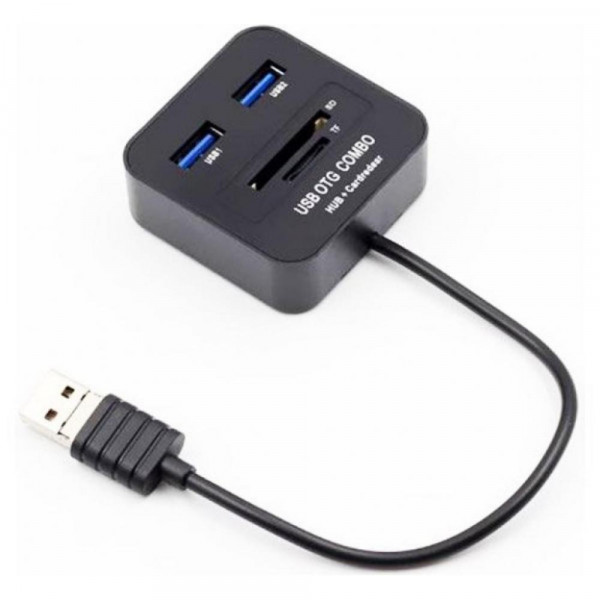  USB Lapara Combo (LA-MicroUSB-OTG-HUB-CR black)