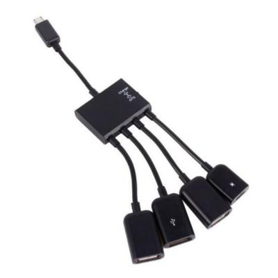  Lapara LA-MicroUSB-OTG-HUB Black