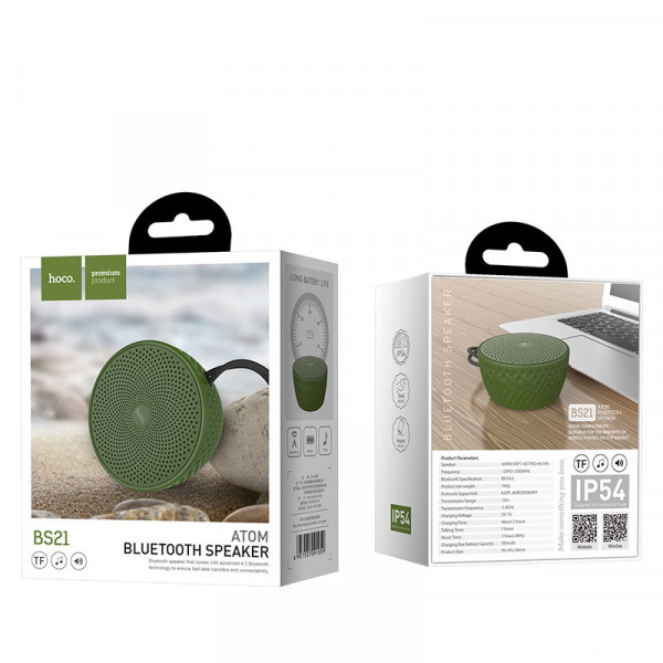   Hoco Atom bluetooth BS21 Army-green