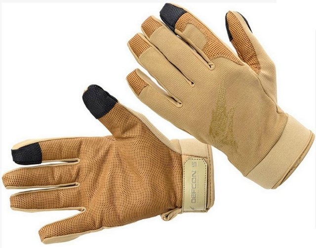  Defcon 5 Shooting GloveS with Leather Palm Coyote Tan XL  (D5-GLAV01 CT/XL)