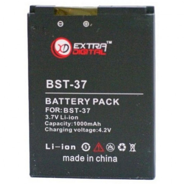  ExtraDigital Sony Ericsson BST-37 (1000 mAh) (BMS6351)