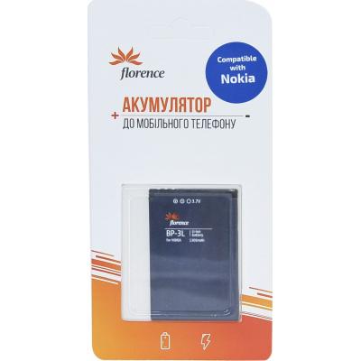   Florence Nokia BP-3L 1300mA (BP-3L) (FLBP-3L)