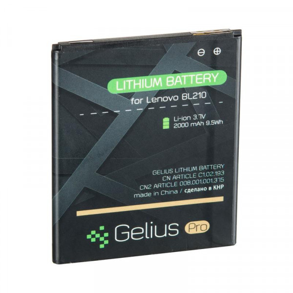  Gelius Pro Lenovo BL-210 S820 2000mAh