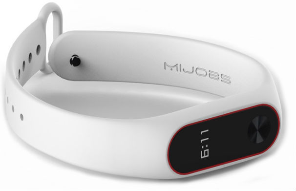  Xiaomi Mi Band 2 White/Red (28600)