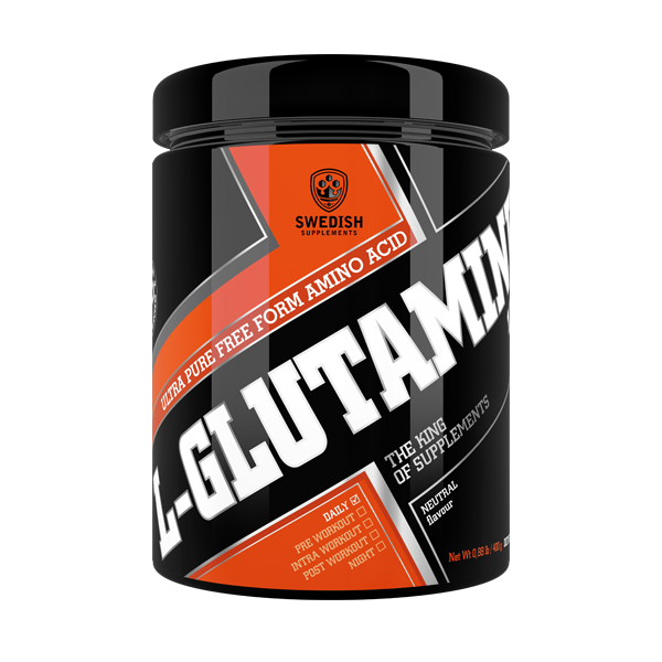  Swedish Supplements Sw_L-Glutamine 100 - 400g (50791)