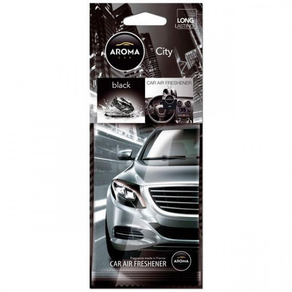  Aroma Car City Card Black (92667)