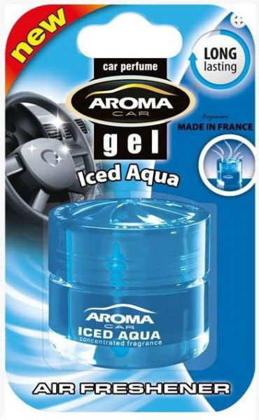  Aroma Car Gel 50ml Iced Aqua (701)