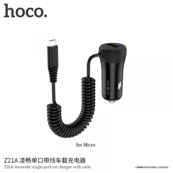   Hoco Micro cable Z21A 1USB Black