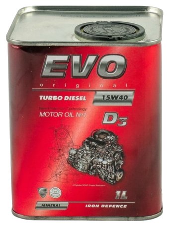   EVO Turbo Diesel D3 15W-40 1