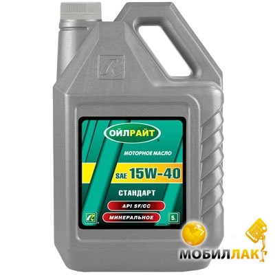   Oil Right  15W-40 SF/CC 5