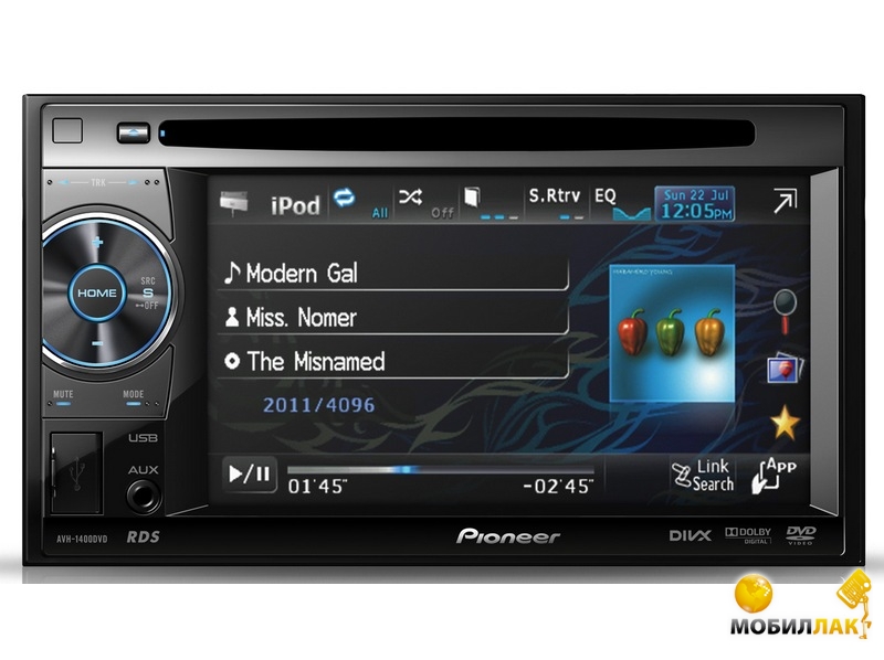 DVD/CD/USB  Pioneer AVH-1400DVD