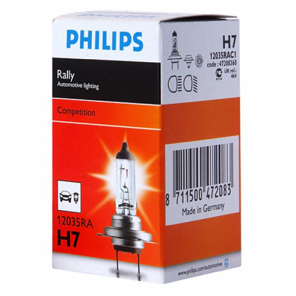  Philips 12035RAC1 H7 80W 12V PX26d Rally