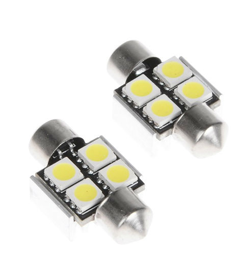    Brille LED Festoon 31mm 4 pcs CW SMD5050