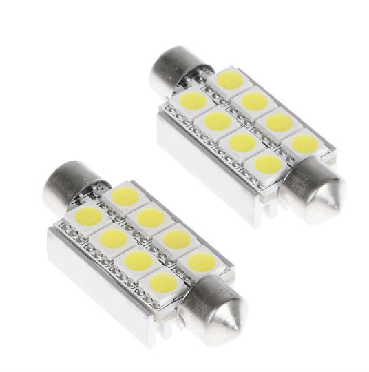    Brille LED Festoon 42mm 8 pcs CW SMD5050