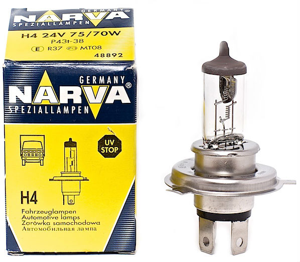  Narva H4 24V 75/70W P43t (48892)