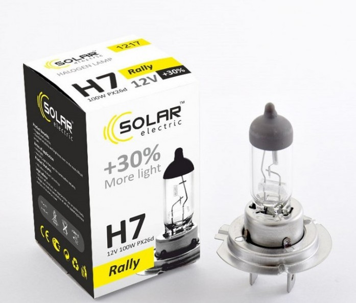  Solar H7 12V 100W PX26d Starlight+30% (1217)