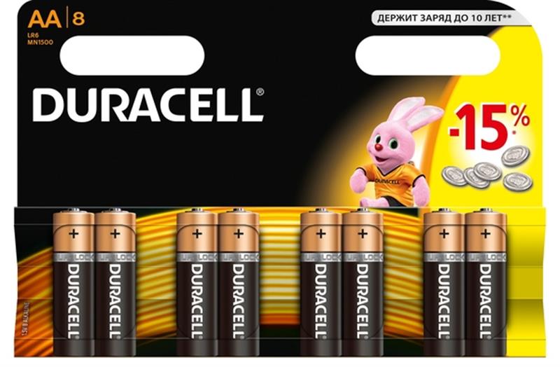  Duracell Basic AA/LR06 BL 8