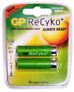  GP AA ReCyko+ 2100mAh 2 (210AAHCB-C2/210AAHCBLL-2EC2)