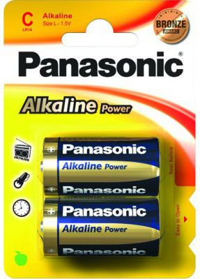  Panasonic alkaline power D LR20REB/2BP,  2 (BATT-PAN-LR20REB-2BP)